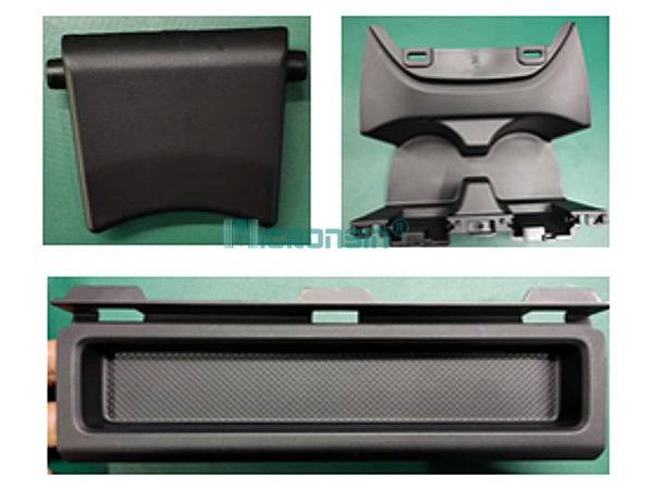 Cup holder body, panel, shrapnel