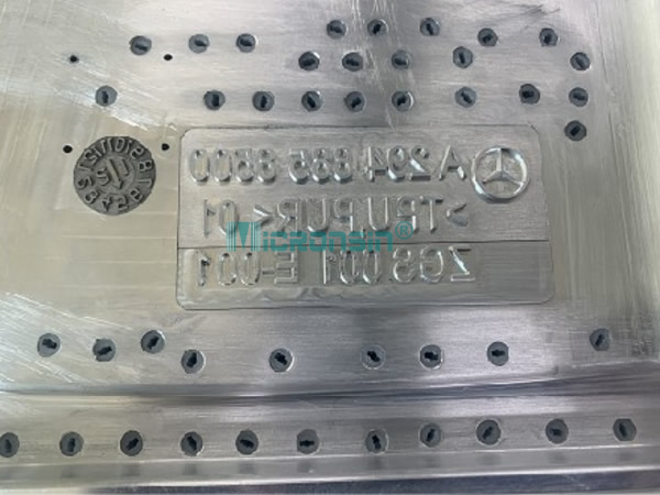 Mercedes Benz car laminated aluminum mold