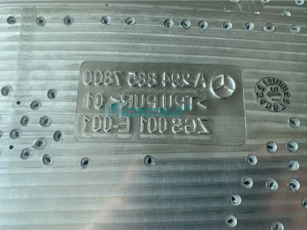 Mercedes Benz car laminated aluminum mold